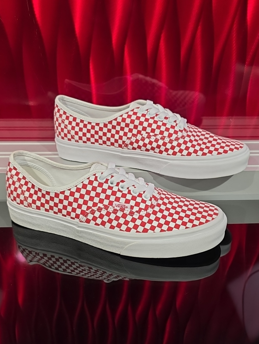 Vans Authentic Van Doren Special Checker Red White Men's 9 Women's 10.5 NWB